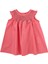 Fuşya Kısa Kollu Kız Bebek Elbise 1