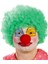 Yeşil Renk Kıvırcık Afro Bonus Peruk Takma Saç ve Kırmızı Burun Seti (4887) 1