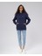 Mooncover Kadın Kapşonlu Kanguru Cepli Sweatshirt – Bordo 3