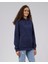 Mooncover Kadın Kapşonlu Kanguru Cepli Sweatshirt – Bordo 7