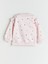 Yeni Sezon Bisiklet Yaka Minnie Mouse Baskılı Kız Bebek Sweatshirt ve Tayt 2'li 3