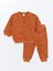 Yeni Sezon Bisiklet Yaka Uzun Kollu Baskılı Erkek Bebek Sweatshirt ve Eşofman Alt 2'li Takım 1