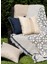 Positano Gri Lacivert Jakarlı Pamuk Throw Koltuk Örtüsü 140X195 cm 4