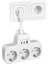 Çoklu Kablolu Priz -Priz Çoğaltıcı-Priz Dönüştürücü 1usb - 2type-C Girişli Yüksek Akım Korumalı Fiş 6
