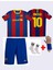 Barcelona Lionel Messi 2011 Sezon Şampiyonlar Ligi Çocuk Forma Takımı 4 Parça Forma Şort Çorap Bileklik Hediye 1