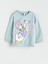 Yeni Sezon Bisiklet Yaka Uzun Kollu Daisy Duck Baskılı Kız Bebek Sweatshirt ve Tayt 2'li 2
