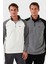 Slim Fit Yarım Fermuarlı Kışlık Şardonlu 2'li Paket Polar Erkek Polar 5906055S2 1
