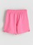 Yeni Sezon Beli Lastikli Kız Bebek Şort 1
