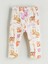 Yeni Sezon Beli Lastikli Baskılı Kız Bebek Pijama Alt 1