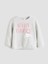 Yeni Sezon Bisiklet Yaka Kız Bebek Sweatshirt ve Tayt 2'li 2