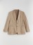Yeni Sezon Standart Kalıp Keten Görünümlü Erkek Blazer Ceket 5