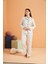 Kadın Beyaz Pijama Takımı 28022 2
