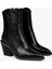 Kadın Bellini Siyah Cilt Kovboy Bot 1