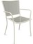 Athena Matt White Çelik Bahçe Sandalyesi 1