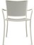 Athena Matt White Çelik Bahçe Sandalyesi 2