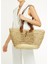 Fonol Naturel Krem Palmiye Lifi Plaj Çantası 2