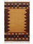 Colorblocked Konya El Dokuma Yün Kilim 1