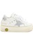 May Beyaz Kız Çocuk Deri Sneaker 1