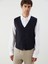 Yeni Sezon Standart Kalıp V Yaka Erkek Triko Yelek 1