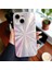 Apple iPhone 13/14 Uyumlu – Çok Renkli Yıldız Patlaması Desenli Parlak Şeffaf Silikon Kılıf Hologram 4
