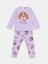 Yeni Sezon Bisiklet Yaka Paw Patrol Baskılı Kız Bebek Pijama Takım 1