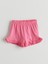 Yeni Sezon Beli Lastikli Basic Kız Bebek Şort 2'li 2