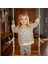 Grafik Çiçek Desenli Sweatshirt & Tayt Kız Bebek 2'li Set 5