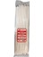 Klips Kablo Bağı 8X550 Beyaz (100LÜ Paket) Kablo Cırdı 1