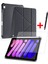 Apple iPad Mini 7 / iPad Mini 6 Uyumlu Uyku Modlu Standlı Akıllı Kılıf Ekran Koruyucu ve Kalem Set 1