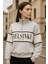 Önü Fermuarlı Helsinşı Baskılı Kısa Sweat 4