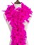Fuşya Renk Kabarık Tüylü Otriş Boa Gerçek Tüy Dekorasyon 180 cm (4887) 3