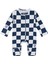 Lacivert No Bad Days Desenli Uzun Kollu Unisex Bebek Tulum 1