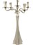 Gümüş Metal 5 Kollu Şamdan 54 cm 1