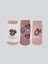 Yeni Sezon Minnie Mouse Baskılı Kız Bebek Soket Çorap 3'lü 1