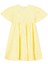 Sarı Kısa Kollu Kız Çocuk Elbise 2