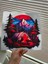 Kamp Karavan Kamp Ateşi Manzara Renkli Baskı Sticker 30 cm Baskes 2