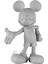 Small Mickey Welcome Granite Gri Heykel 1