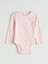 Yeni Sezon Bisiklet Yaka Kız Bebek Çıtçıtlı Body 3'lü 5