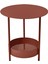 Salsa Pedestal Bordo Metal Bahçe Sehpası 1