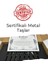 MC97 - Çin Antik Figürlü Metal Taşlar – 30X30CM Gerçek Kayın Tahtası - Hediyelik Satranç Takımı 7