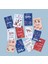 Yılbaşı Mutlu Yıllar Yazılı Hediye Kart Seti, Çiçek Temalı Paketleme Kartı, 25 Adet-5,5x8.5cm, Beyaz 4