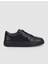 Siyah Erkek Deri Sneaker 121737R 1