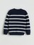 Yeni Sezon V Yaka Çizgili Erkek Çocuk Triko Hırka 3