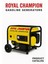 Royal Champion WX-6500 Uzaktan Kumandalı Çalıştırma 4 Kw Benzinli Ipli Marşlı Monofaze Portatif Jeneratör 1