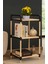 Pazaraza Nwood NR02 3 Katlı %100 Masif Ahşap Raf 4