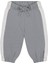 Gri Beyaz Kontrastlı Sweatshirt ve Pantolon Erkek Bebek 2'li Set 3