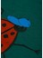 Lady Beetle Baskılı Yeşil Uzun Kollu Erkek Çocuk Sweatshirt 5