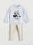 Yeni Sezon Minnie Mouse Baskılı Kız Bebek Sweatshirt ve Tayt 2'li 1