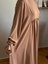 Camel Kol Bağlamalı Oversize Elbise 1001 3