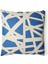 Nastri Mavi Beyaz 60X60 cm Dekoratif Yastık 1